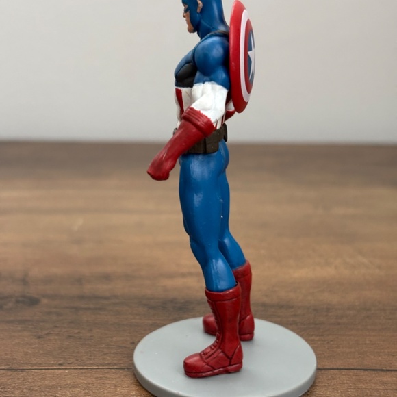 Disney Store Marvel Comics CAPTAIN AMERICA PVC Figure Toy Cake Topper Avengers - Picture 6 of 7